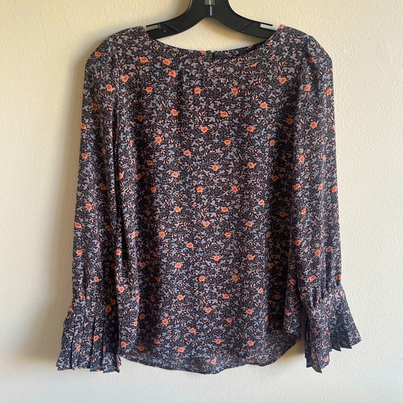 LOFT Frill-Sleeve Blouse - Picture 2 of 8